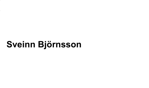 Sveinn Björnsson