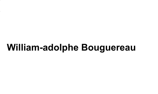 William-adolphe Bouguereau
