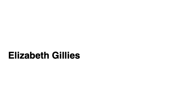Elizabeth Gillies