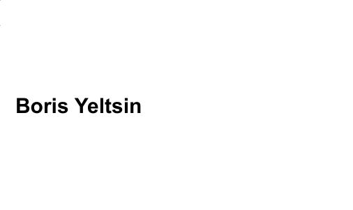 Boris Yeltsin