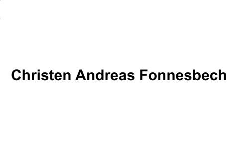 Christen Andreas Fonnesbech
