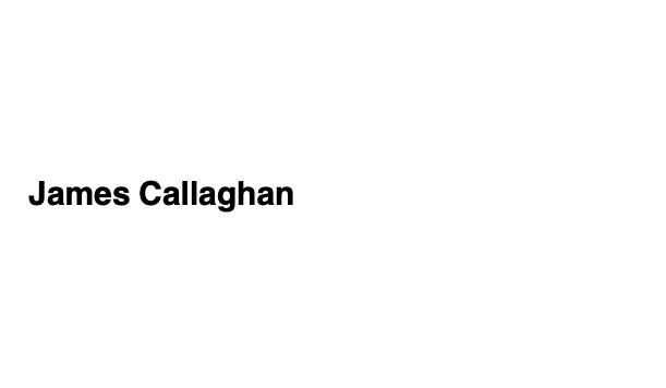 James Callaghan