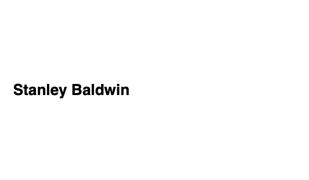 Stanley Baldwin